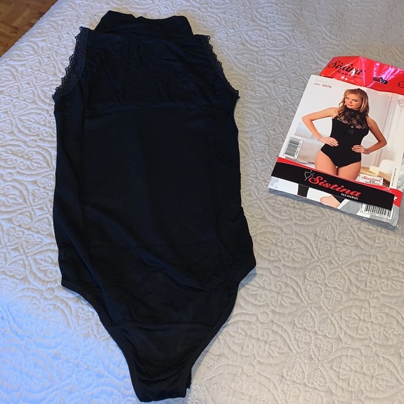 NWT Sistina Bodysuit in black (fits medium size ) - Picture 5 of 5